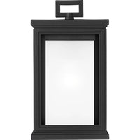 Roscoe Outdoor Wall Lantern — 11.5 Inch, Textured Black