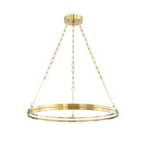 Rosendale Chandelier - 28 Inch - Aged Brass by Hudson Valley