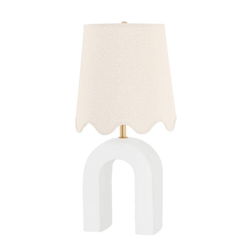 Roshani Table Lamp - Aged Brass
