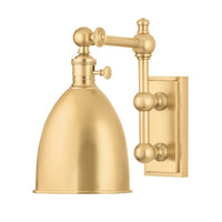 Roslyn Wall Sconce - Aged Brass by Hudson Valley