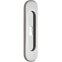 Round End Pocket Door Pull in Polished Chrome by Colombo Design