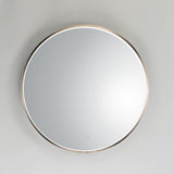 Round LED Mirror by ET2 - Anodized Bronze