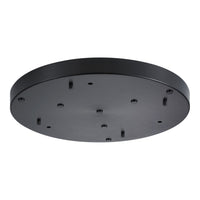 Round Multi-Pendant Ceiling Canopy - Oxidized
