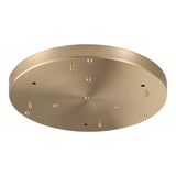 Round Multi-Pendant Ceiling Canopy - Oxidized