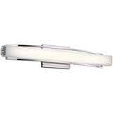 Rowan Vanity Light Chrome By Kichler