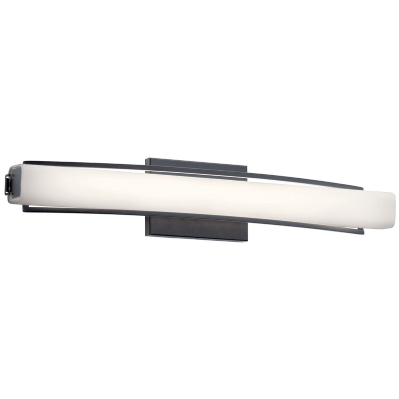 Rowan Vanity Light Matte Black By Kichler