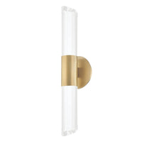 Rowe Wall Sconce - Aged Brass by Hudson Valley