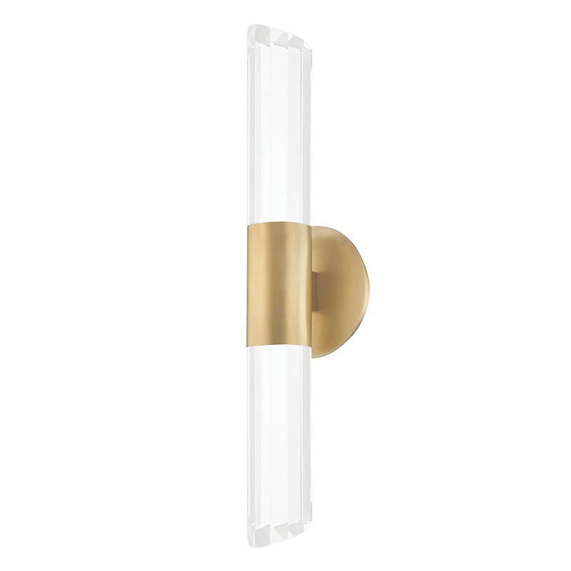 Rowe Wall Sconce - Aged Brass by Hudson Valley