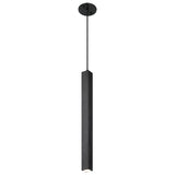 Royce Pendant Light Medium Oxidized Black By Matteo-Front View