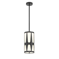Royston Mini Pendant 7'' Black