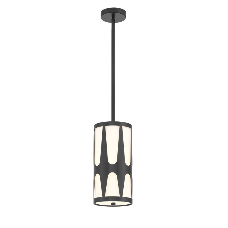 Royston Mini Pendant 7'' Black