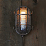 Ruben Small Oval Bulkhead - Antique Brass