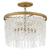 Rubina Medium Convertible Semi-Flush Mount - Burnished Gold - by Fredrick Ramond