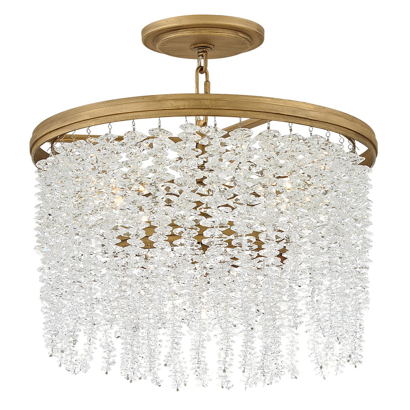 Rubina Medium Convertible Semi-Flush Mount - Burnished Gold - by Fredrick Ramond
