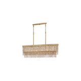 Rubina Medium Six Light Linear - Burnished Gold - by Fredrick Ramond