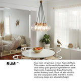 Rumi Medium Single Tier Chandelier