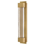 Rune Wall Mount Lantern - Large, Heritage Brass
