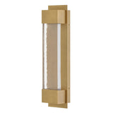 Rune Wall Mount Lantern - Medium, Heritage Brass
