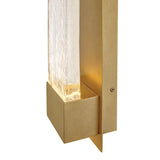 Rune Wall Mount Lantern - Medium, Heritage Brass