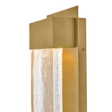 Rune Wall Mount Lantern - Medium, Heritage Brass