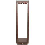 Rust Home Solar Bollard Outdoor Lamp by Zafferano