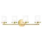 Ryan Bath and Vanity Light - Aged Brass