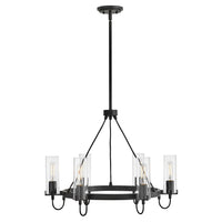 Ryden Medium Chandelier - Black - by Hinkley