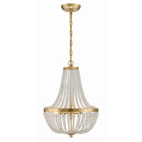 Rylee Empire Chandelier 14" Antique Gold