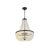 Rylee Empire Chandelier 18.75" Matte Black