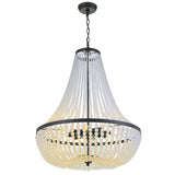 Rylee Empire Chandelier 24.75" Matte Black