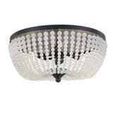 Rylee Flush Mount 18.5'' Matte Black