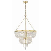 Rylee Tiered Chandelier 24.75" Antique Gold