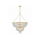Rylee Tiered Chandelier 32" Antique Gold