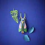 Sakura Beetle Wall Art, styled in an interior