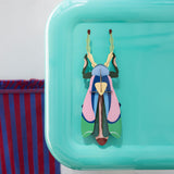 Sakura Beetle Wall Art, styled in an interior