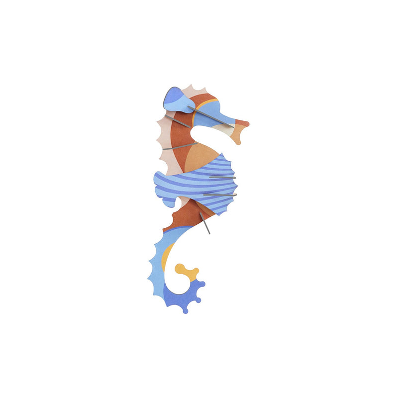 Blue Ringlet Seahorse Wall Art