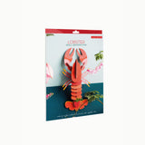 Lobster Wall Art, flat-pack packaging