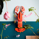 Lobster Wall Art, styled in an interior
