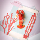Lobster Wall Art, styled in an interior