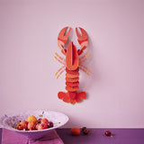 Lobster Wall Art, styled in an interior