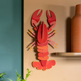 Lobster Wall Art, styled in an interior