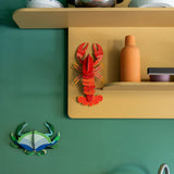 Lobster Wall Art, styled in an interior