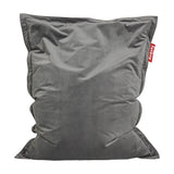 Slim Velvet Bean Bag - Taupe