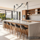 SNAPS Single LED Pendant lifestyle view by Hubbardton Forge