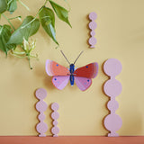 Speckled Copper Butterfly Wall Art, styled in an interior