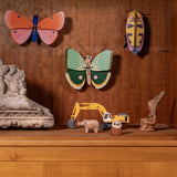 Speckled Copper Butterfly Wall Art, styled in an interior