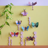 Speckled Copper Butterfly Wall Art, styled in an interior
