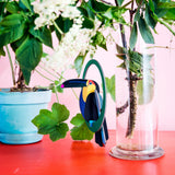 Swinging Toucan Pop-Out Card, styled in an interior
