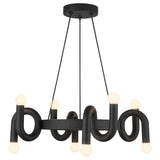 Sadie Chandelier Matte Black By Alora