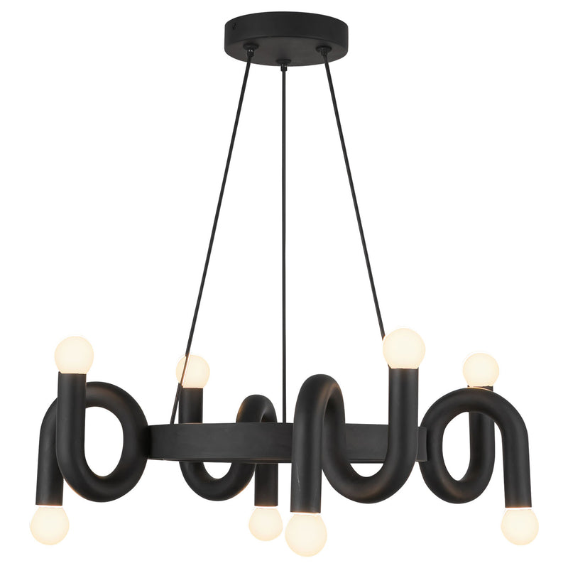 Sadie Chandelier Matte Black By Alora
